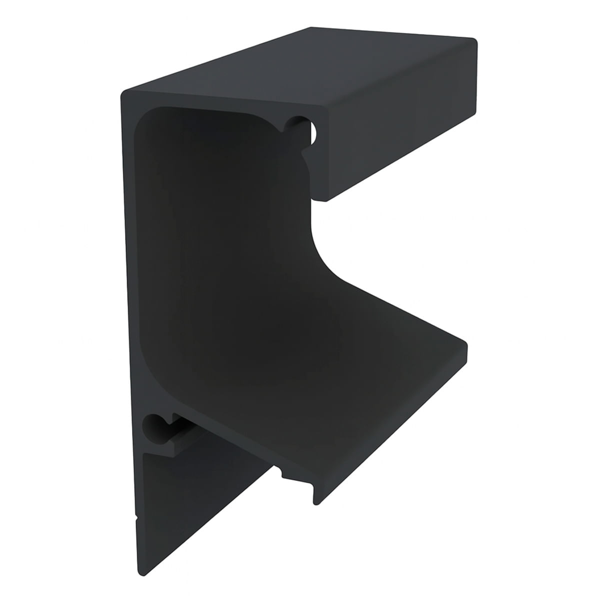 Puxador Perfil Rm-175 3 Metros Para 18mm Preto Rometal 54436_0